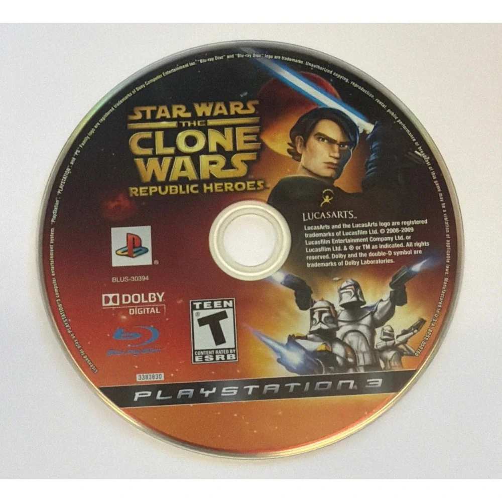 Star Wars The Clone Wars Republic Heroes Sony PlayStation 3 2009